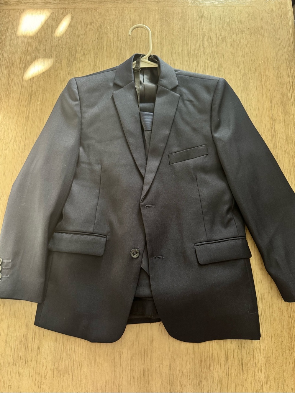 Tazio Men’s 3-Piece Suit Navy Blue Jacket Pants